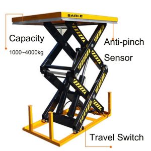 500 KG Hydraulic Manual Scissor Lifting Platform