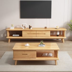 Wood Living Cabinet 1.5m/1.8m/2m Solid Stand, Room Storage Space, Floor
