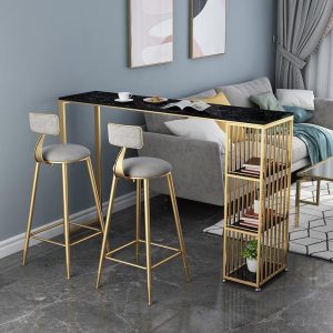 Bar Table Cabinet Storage