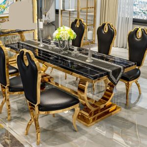 Dining Table Set With 6 Chairs