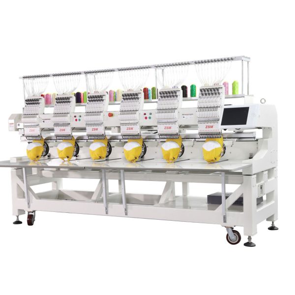 Six Heads 12 Needles Embroidery Machine