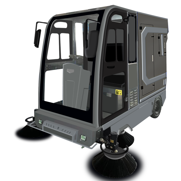 Comfortable Ergonomics Ride On Industrial Floor Sweeper