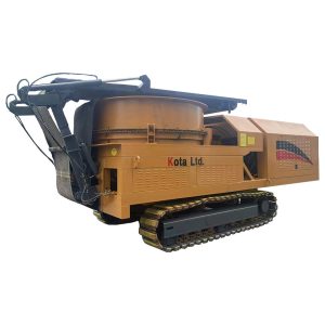 Industrial Moving Stump Root Disc Crusher