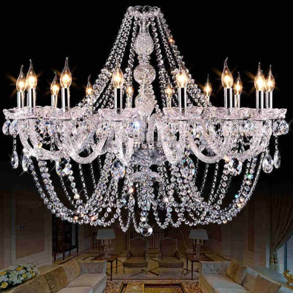 Exquisite European Crystal Chandelier