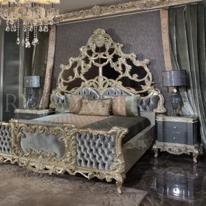 Wooden Antique Bedroom Suite Set