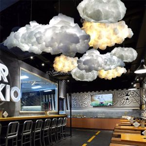 White Cloud Chandelier Light