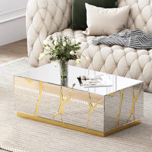 Luxury Gold Living Home Hotel Table Sparkle Room