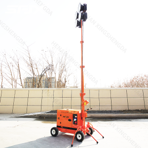 Portable Lighting Towers Trailer Mounted Mobile Light Tower Led