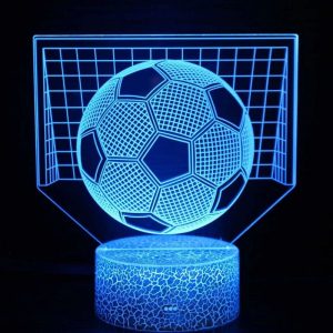 Football Shape 3D Night Light