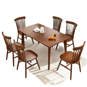 Modern Set Table Dining Home, Kitchen, Room, Rectangular Chairs