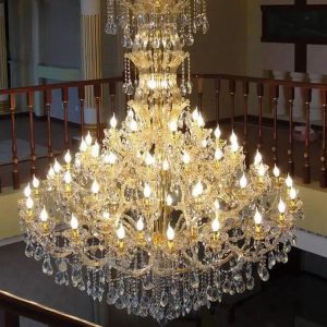 Crystal Hanging Floral Chandelier