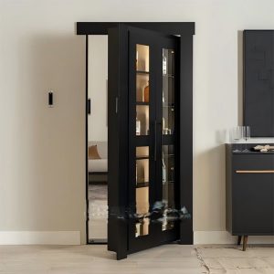Solid Wood Cabinet Invisible Door