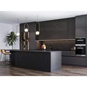 Stainless Steel Modern Kitchen Cabinet