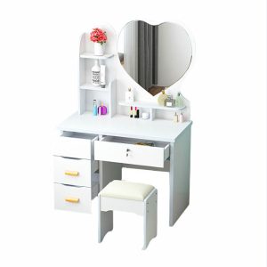 White Modern Vanity Dresser Set