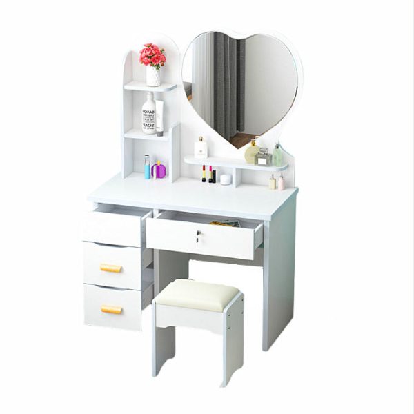 White Modern Vanity Dresser Set