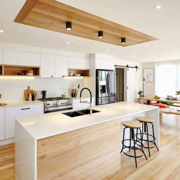 Luxury Wood Kitchen Cabinet Set