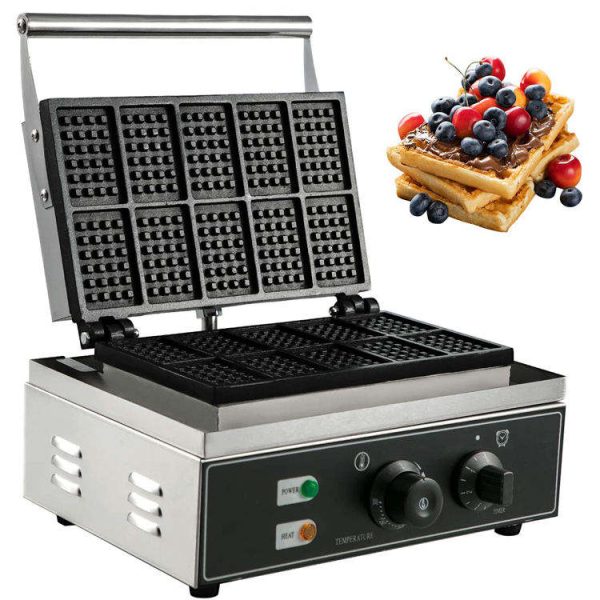 Commercial Rectangular Belgian Waffle Maker - Image 2