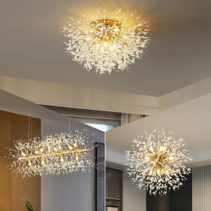 Crystal Dandelion LED Chandeliers