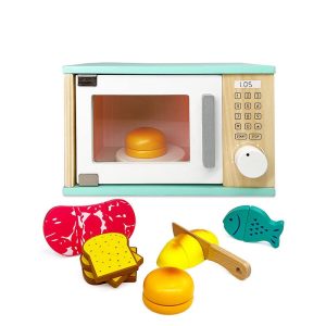 Kids' Wooden Microwave Toy