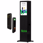 4G WIFI Advertising Screen Power Bank Charger Station