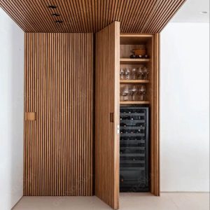 Frameless Wood Veneer Invisible Flush Door