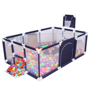 Playpen Baby Fence Kids Safety Guard Rail Rectangle