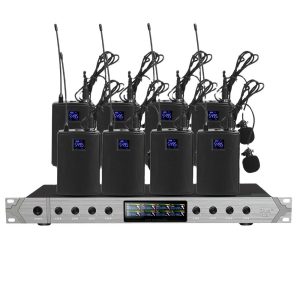 Portable UHF Wireless Lavalier Microphone