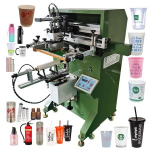 Glass Bottle and Cup Silk Screen Printer