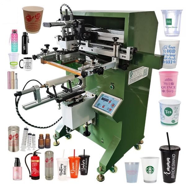 Glass Bottle and Cup Silk Screen Printer