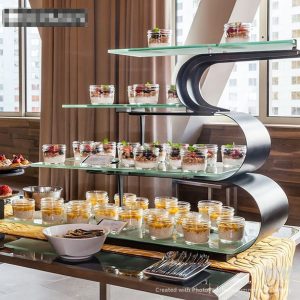 Display Store Supplies Catering Canteen Equipment Afternoon Tea Stall Buffet