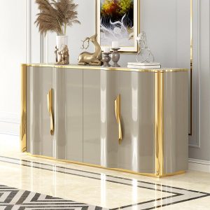 Luxury Cabinet Display Shelf Console Italian Entrance Hall