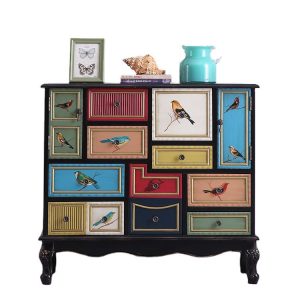 Smart Living Cabinet Multi-color Combination Drawer Room