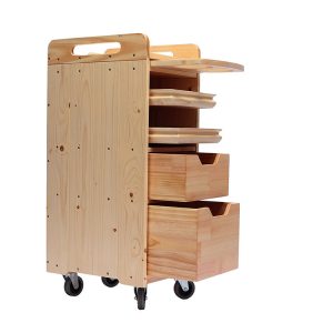 Wooden Hair Trolley Salon