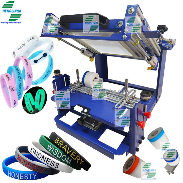 Manual Cylindrical Screen Printer for Silicone Bracelets - Image 2