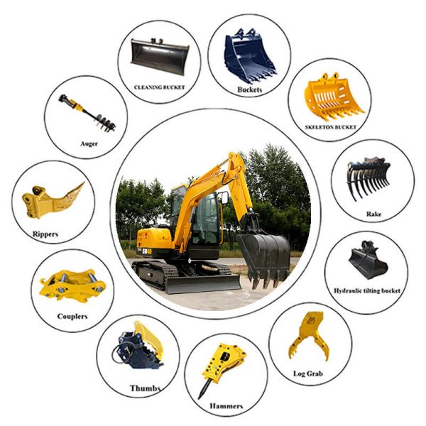 3.5-Ton CE/EPA Mini Excavator – Available in 1-Ton & 2-Ton Variants - Image 2