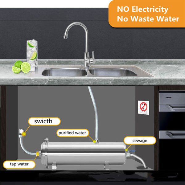 1500L Stainless Steel Ultrafiltration Water Purifier - Image 3