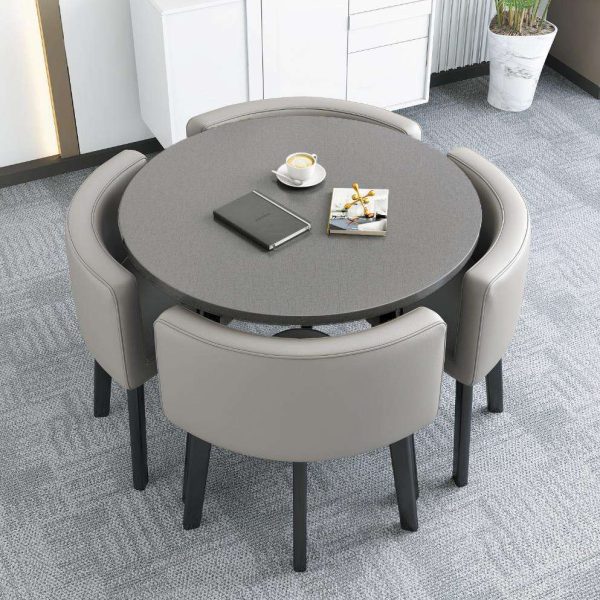 Luxury Wooden Dining Table Set - Image 3