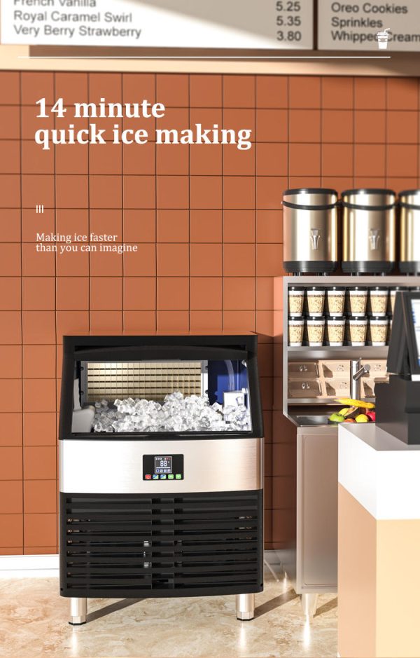 26kg & 40kg Stainless Steel Ice Machine - Image 3