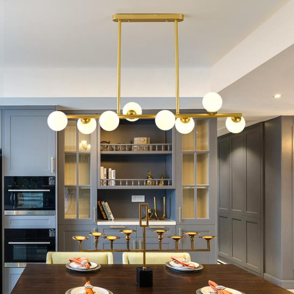 Classic Gold And Black Glass Chandelier - Image 3