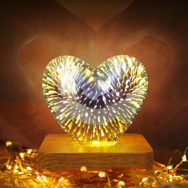 Crystal Firework Glass Night Light - Image 3