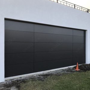 Metal Sectional Black Steel Garage Door
