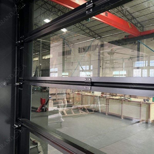 Frameless Electric Aluminum Glass Garage Door - Image 3
