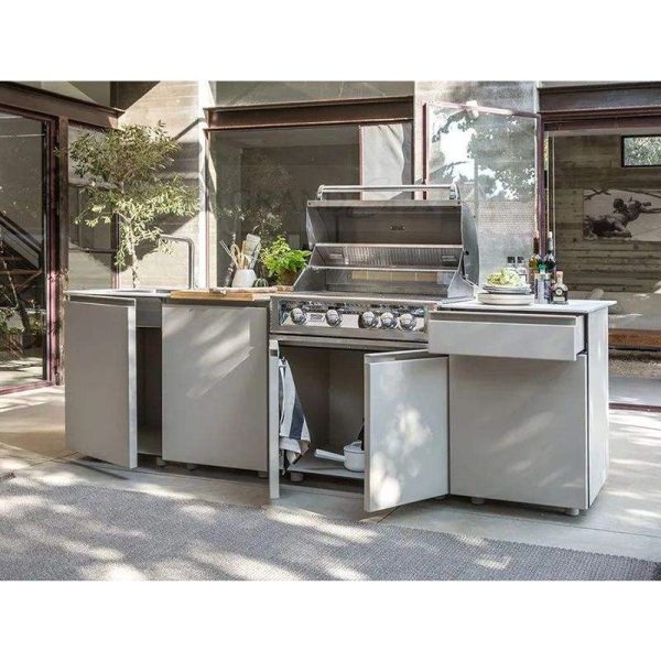 Stainless Steel Outdoor BBQ Kitchen + Sink - Image 3