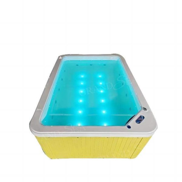 Freestanding Acrylic Whirlpool Jet Massage Bathtub - Image 3
