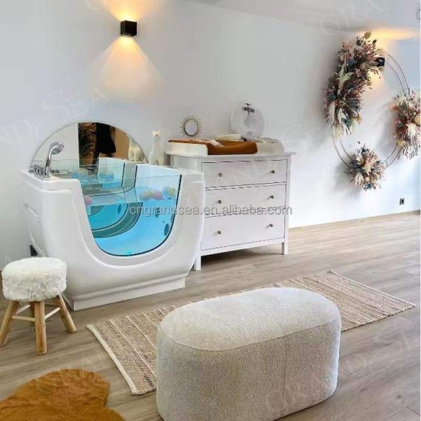 Acrylic Spa Baby Bathtub Massage Freestanding Bathtub - Image 3