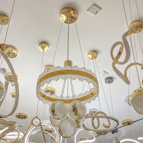 Abstract Crystal Chandelier - Image 3