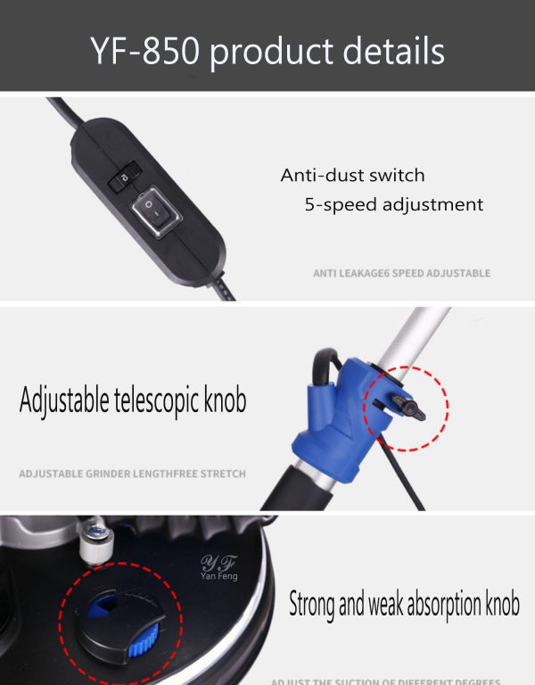 Electric Foldable Drywall Sander - Image 4
