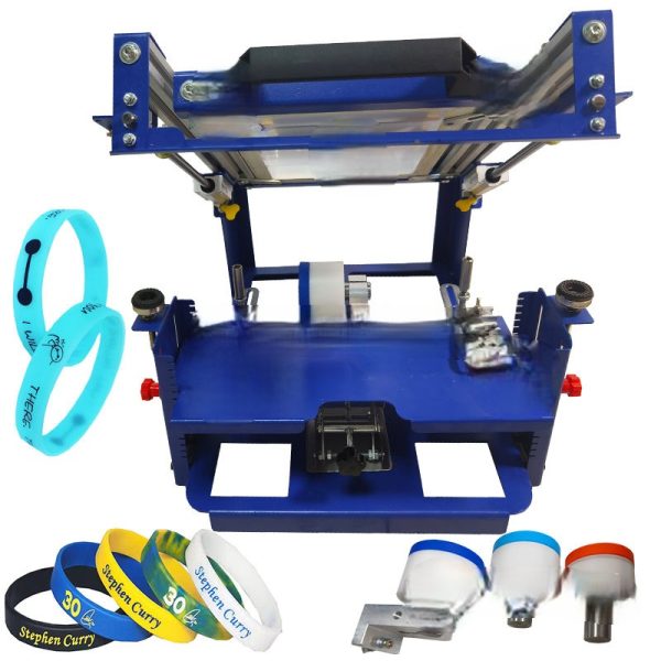 Manual Cylindrical Screen Printer for Silicone Bracelets - Image 4