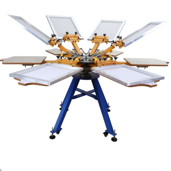 6-Color 6-Station Manual Screen Printing Machine - Image 6