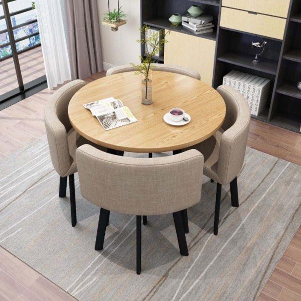 Luxury Wooden Dining Table Set - Image 5